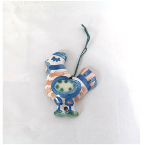 Vintage Mary A Hadley Country Farm House Christmas Ornament Wall Hanging Chicken